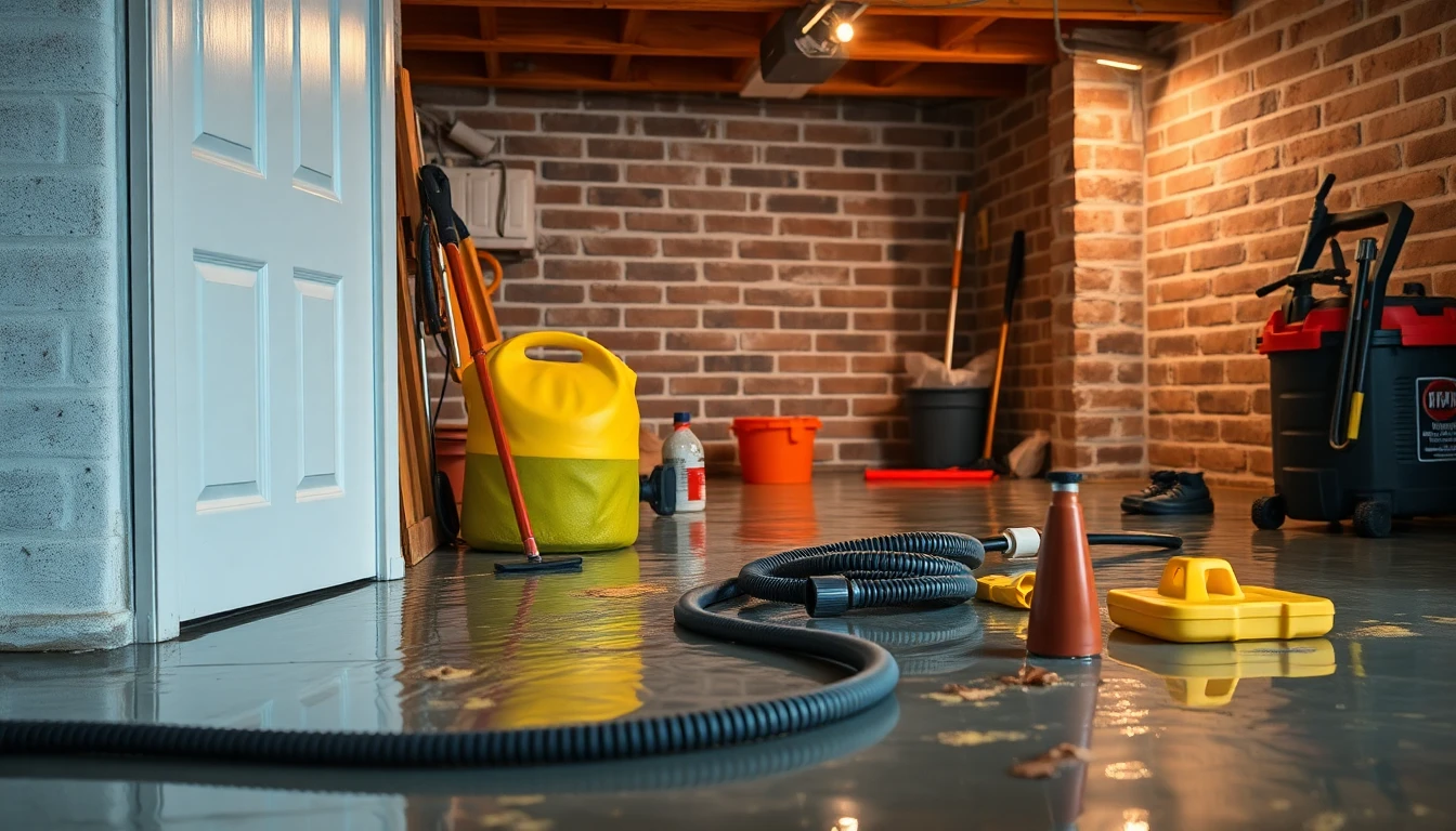 Flooded Basement Cleanup